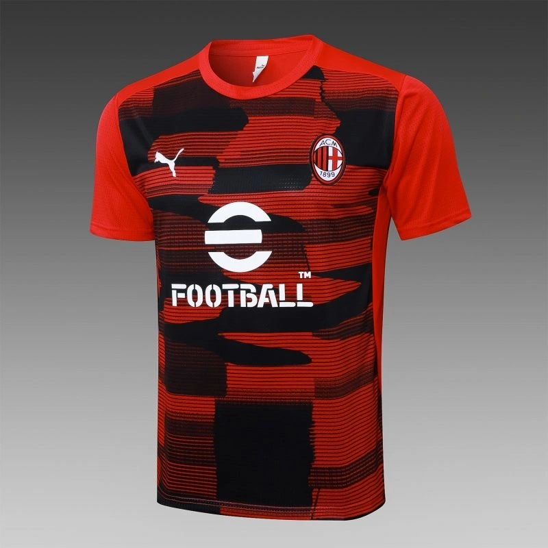 AC Milan Training Jersey Kit Red&Black 2024/25 - Image 3