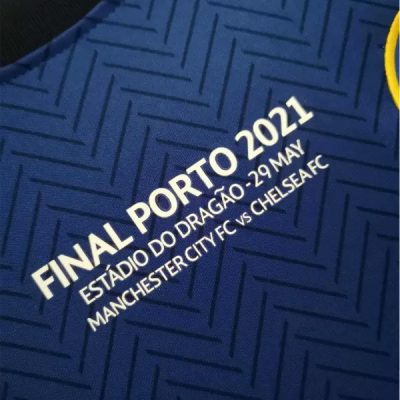 Alternative view of Chelsea Retro Football Jersey Home Shirt UCL Final 2020/21