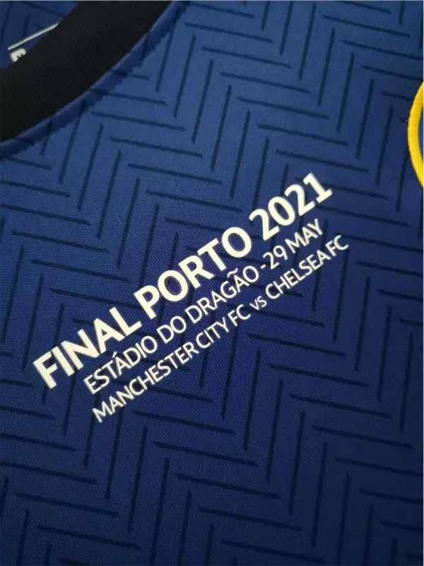 Chelsea Retro Football Jersey Home Shirt UCL Final 2020/21 - Image 2
