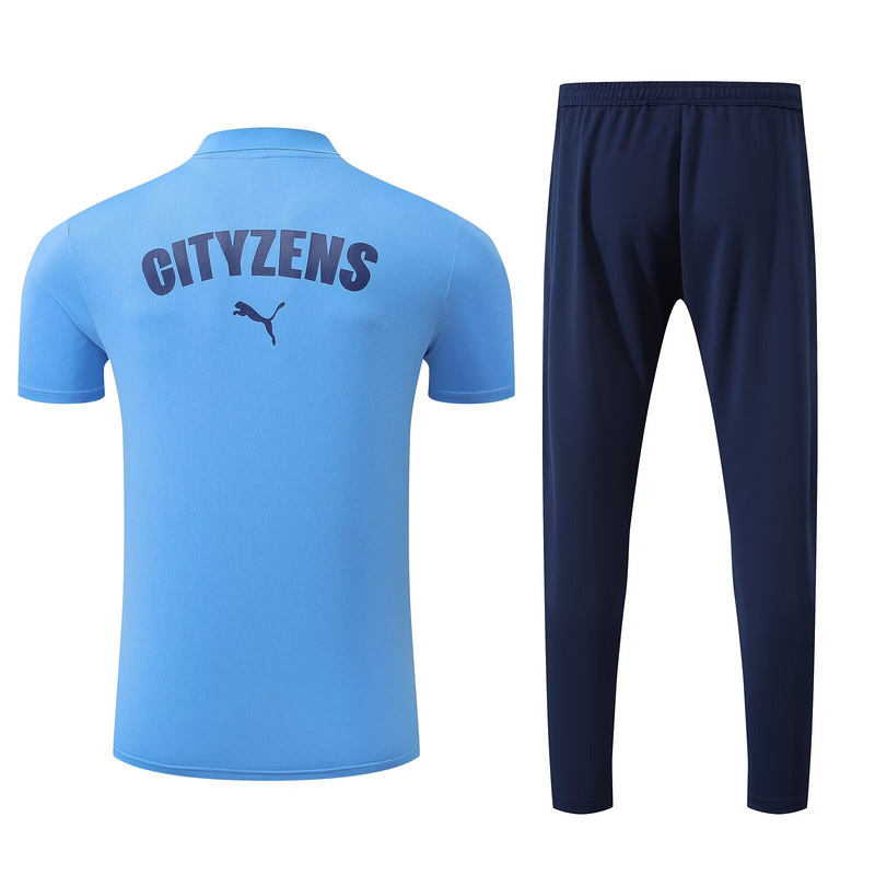 Marseille Training Kit (Polo+Pants) Blue 2025/26 - Image 2
