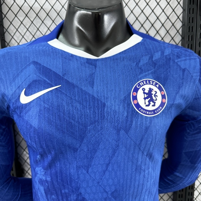 Chelsea Football Jersey Home Long Sleeve Shirt 2025/26 - Image 3
