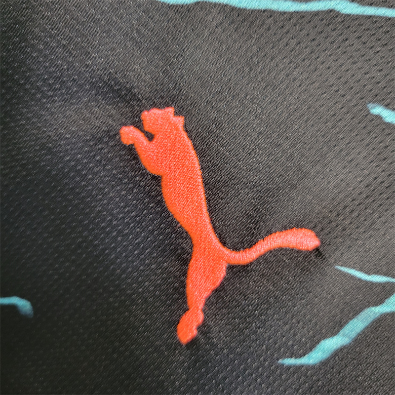 Manchester City Football Jersey Third Away Long Sleeve Shirt 2023/24 - Image 4