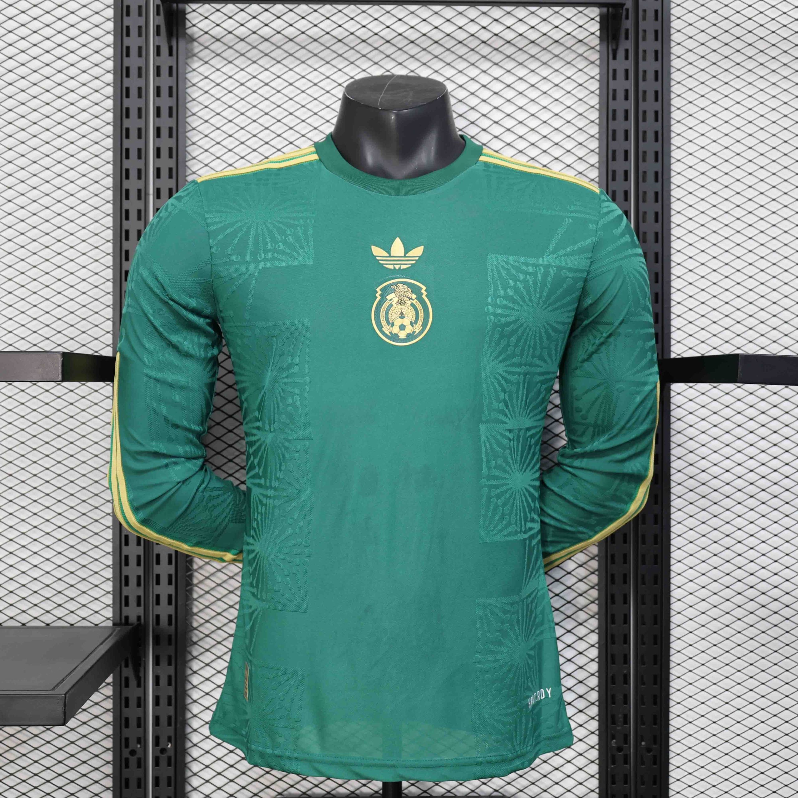 Mexico Green Special Long Sleeve Soccer Jersey 2025