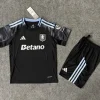 Aston Villa Football Jersey Away Kids Kit Jersey+Shorts 2025/26