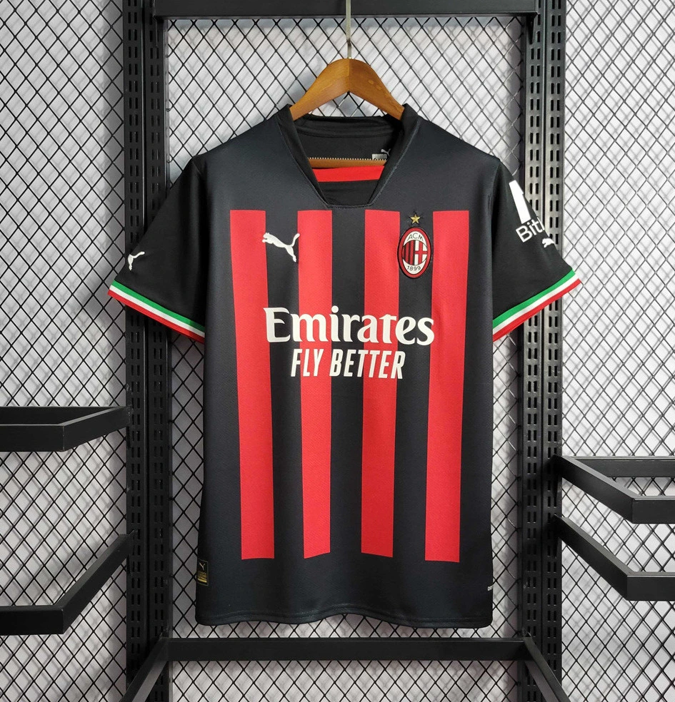 AC Milan Retro Soccer Jersey Home Custom Shirt 2022/23