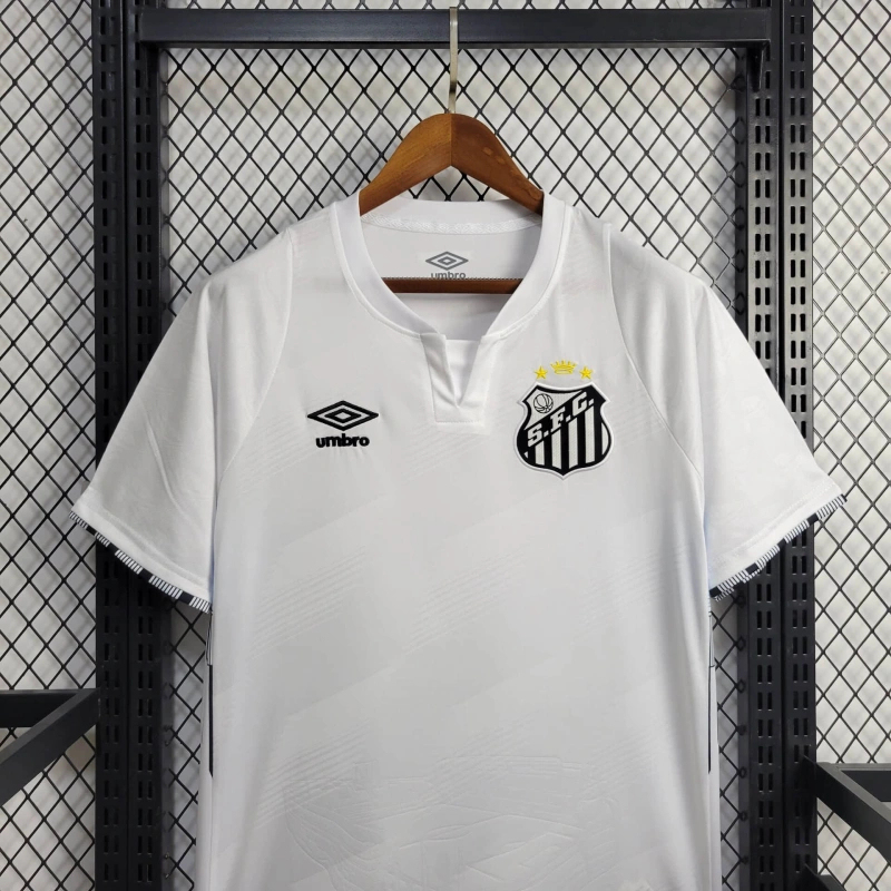 Santos FC Soccer Jersey Home Custom Shirt 2024 - Image 3