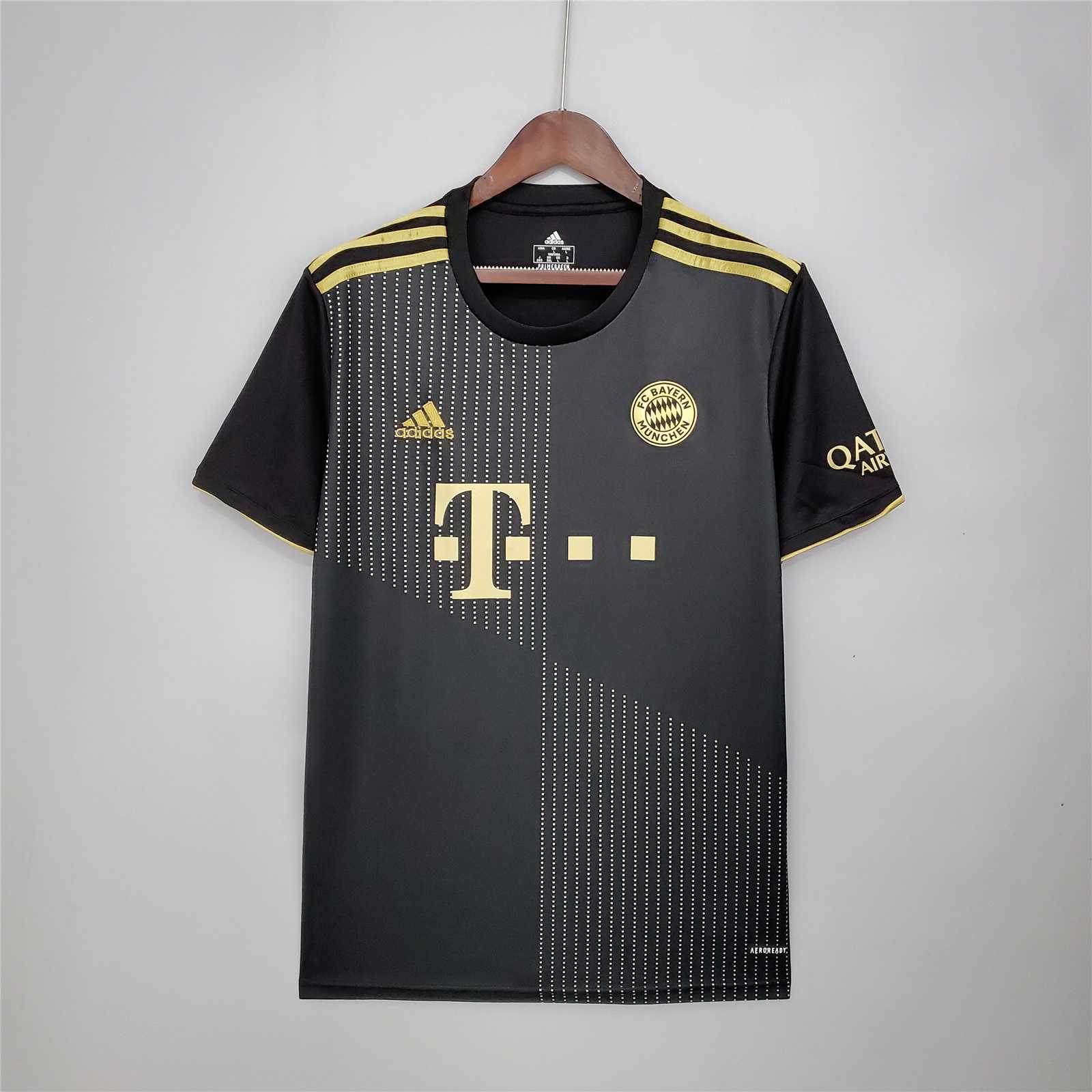 Bayern Munich Retro Jersey Away Soccer Shirt 2021/22