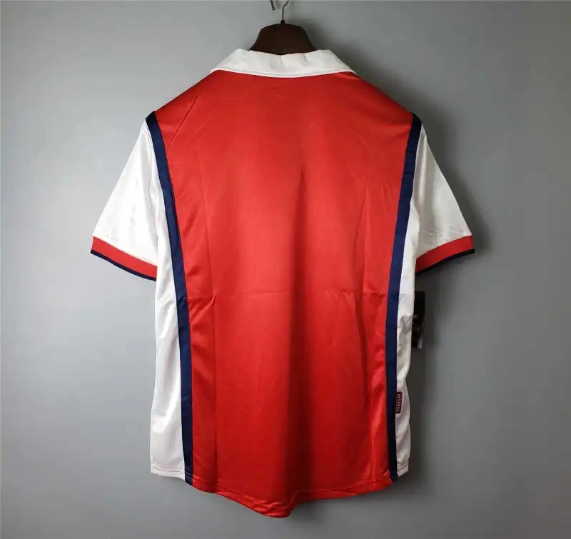 Arsenal Soccer Retro Jersey Home Custom Shirt 1998-99 - Image 2