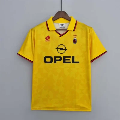 AC Milan Retro Soccer Jersey Third Away Custom Shirt 1995/96