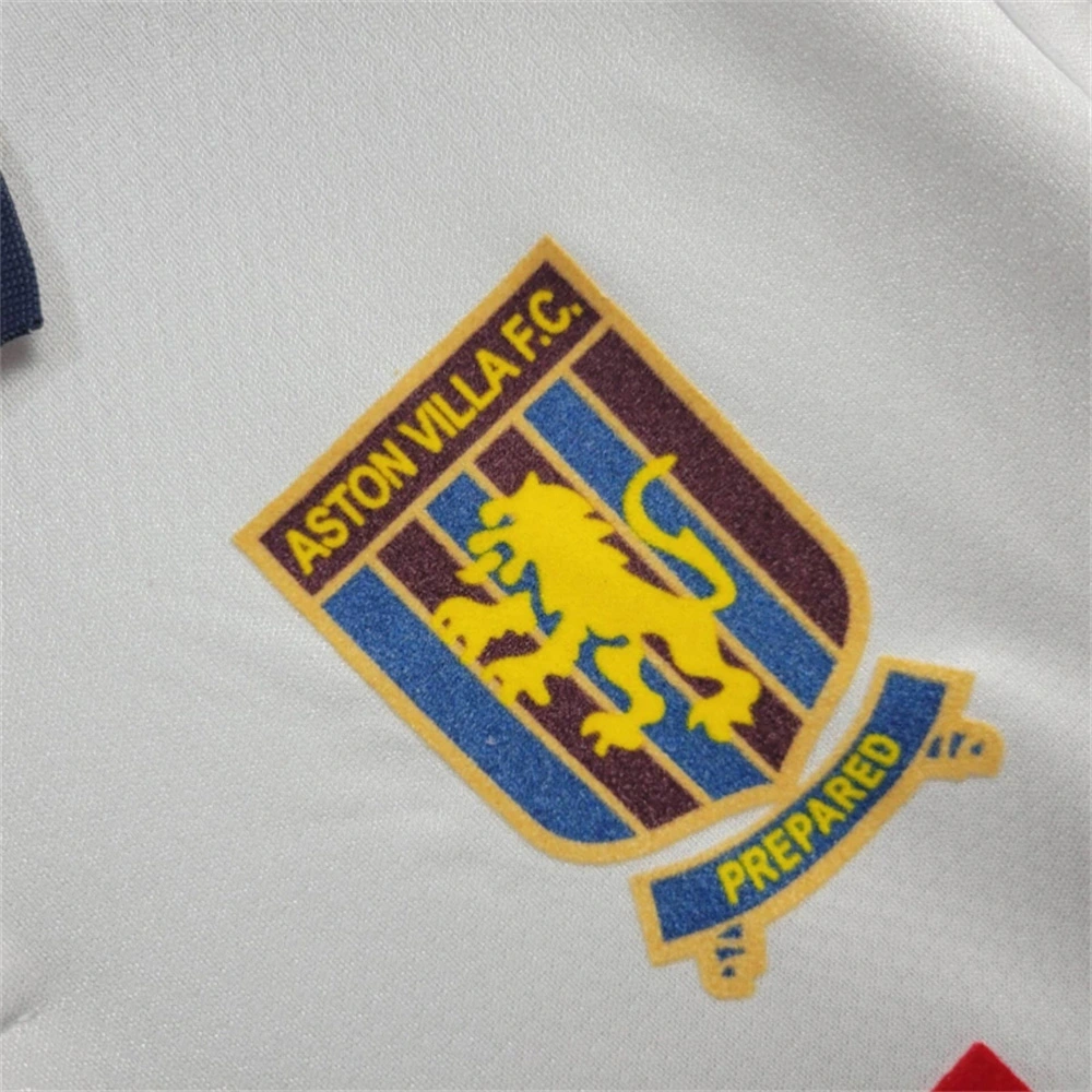 Aston Villa Retro Football Jersey Third Away Custom Shirt 1994-95 - Image 3