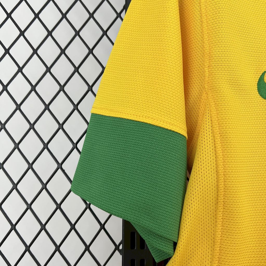 Brazil Retro Jersey Custom Home Soccer Jersey 2012 - Image 6