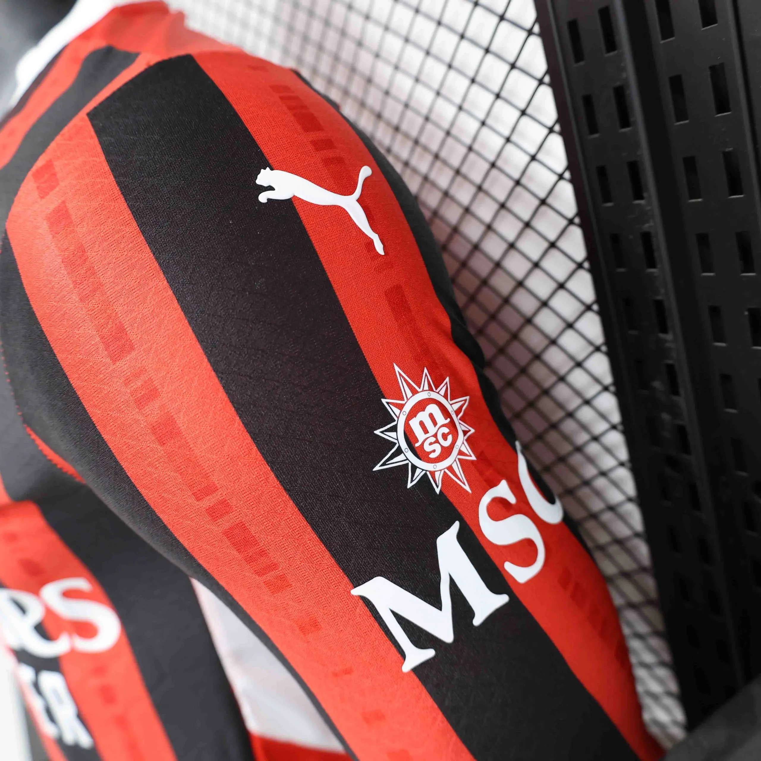 AC Milan Soccer Jersey Home Long Sleeve Shirt 2024/25 - Image 3