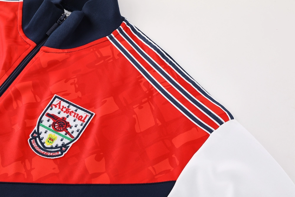 Arsenal Retro Training Kit (Jacket+Pants) Red&Blue 2025/26 - Image 4