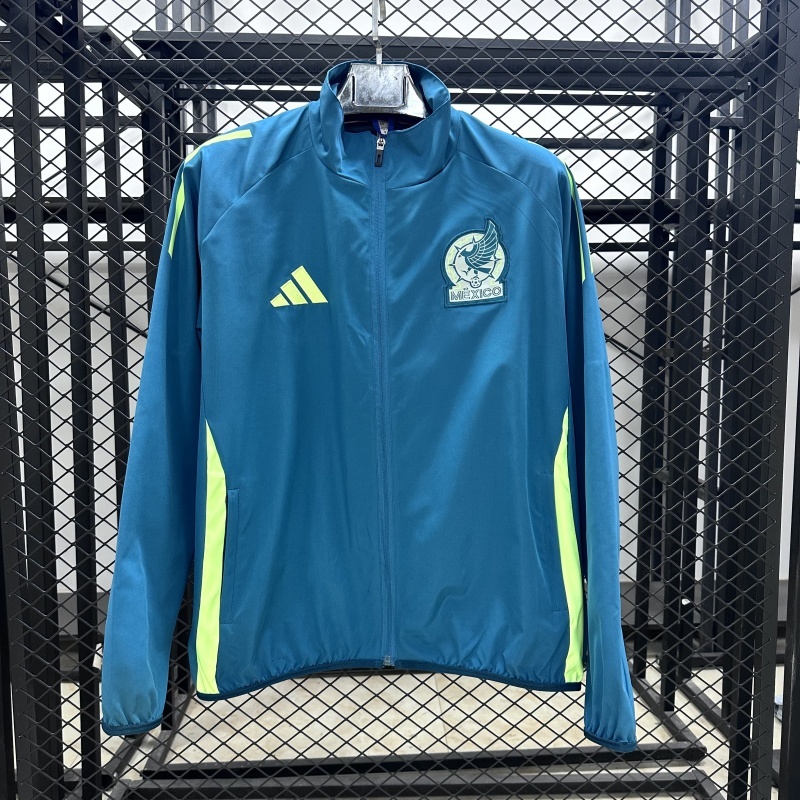 Mexico Windbreaker Jacket Blue 2025