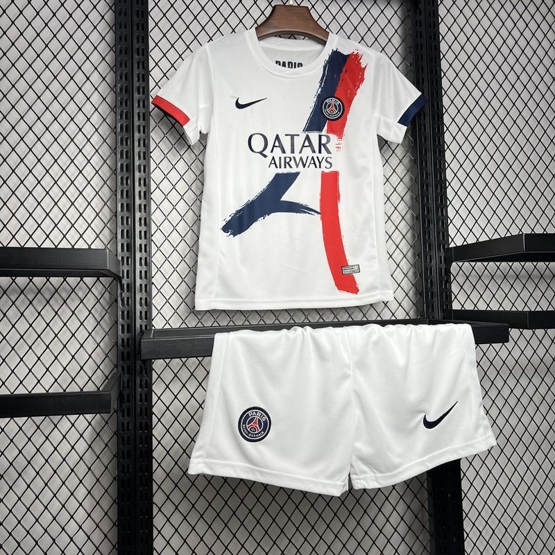 PSG Soccer Jersey Away Kids Kit Jersey+Shorts 2024/25 - Image 2