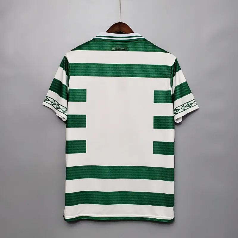 Celtic Retro Soccer Jersey Home Custom Shirt 1998/99 - Image 2