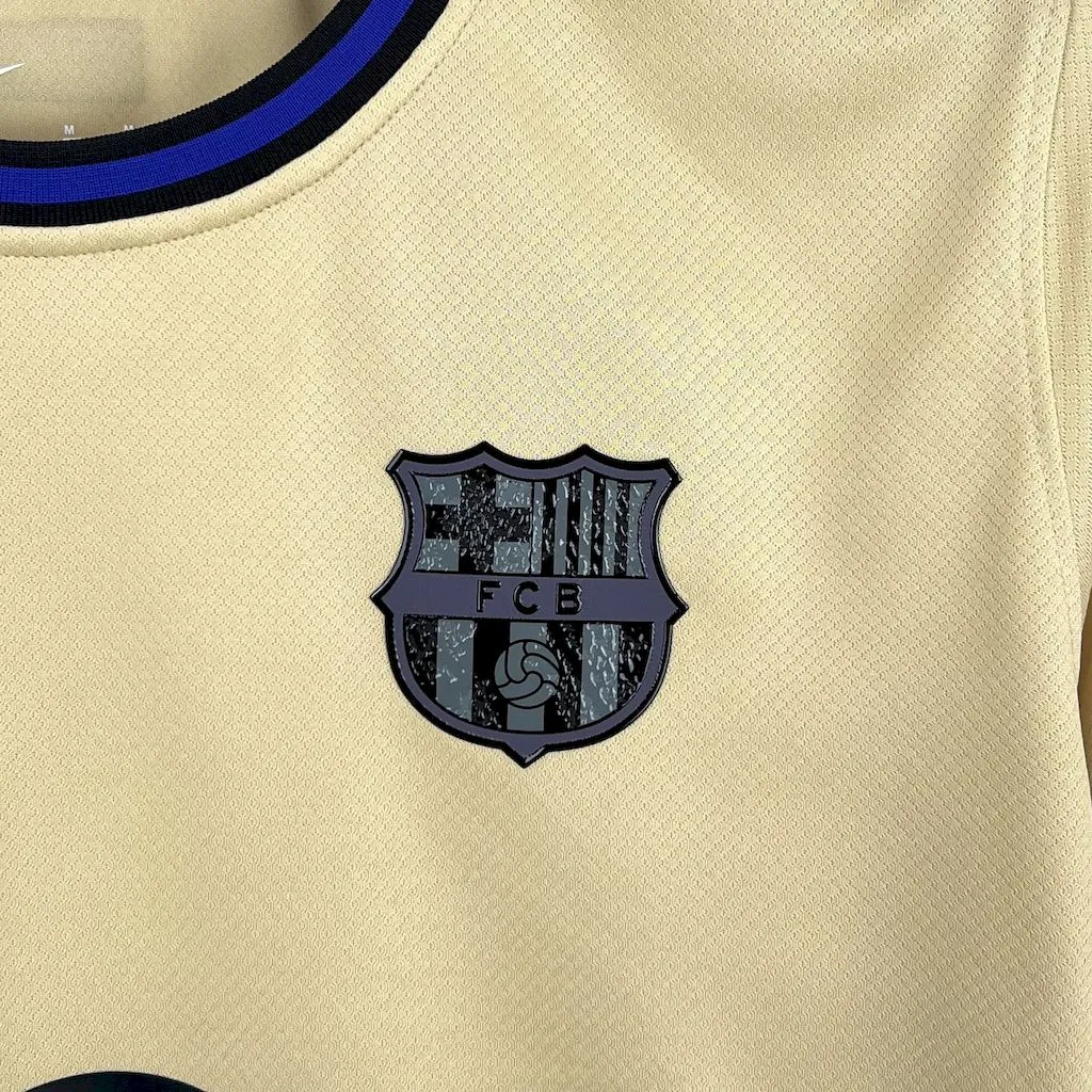 Barcelona Away Soccer Jersey Custom Shirt 2025/26 - Image 3