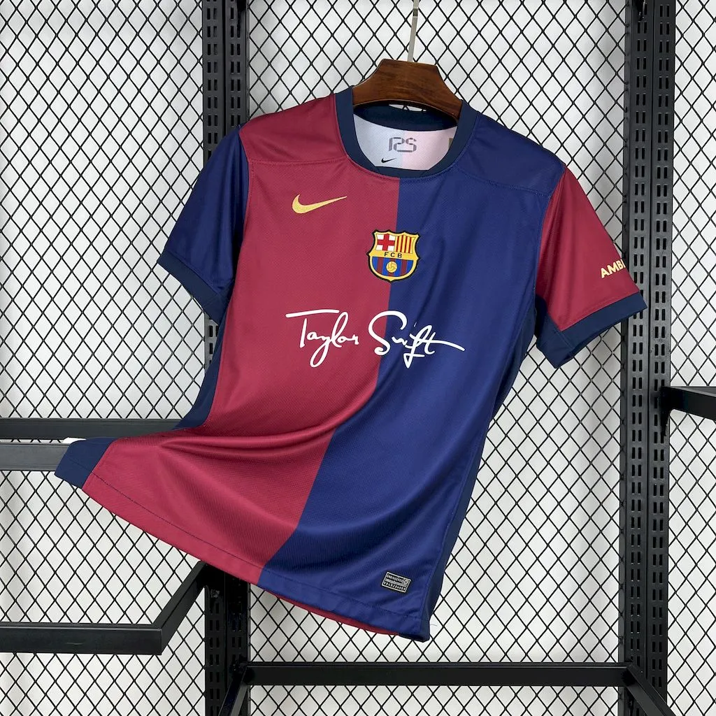 Barcelona Home Soccer Jersey x Taylor Swift Shirt 2025/26 - Image 3