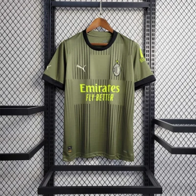 AC Milan Retro Soccer Jersey Third Away Custom Shirt 2022/23