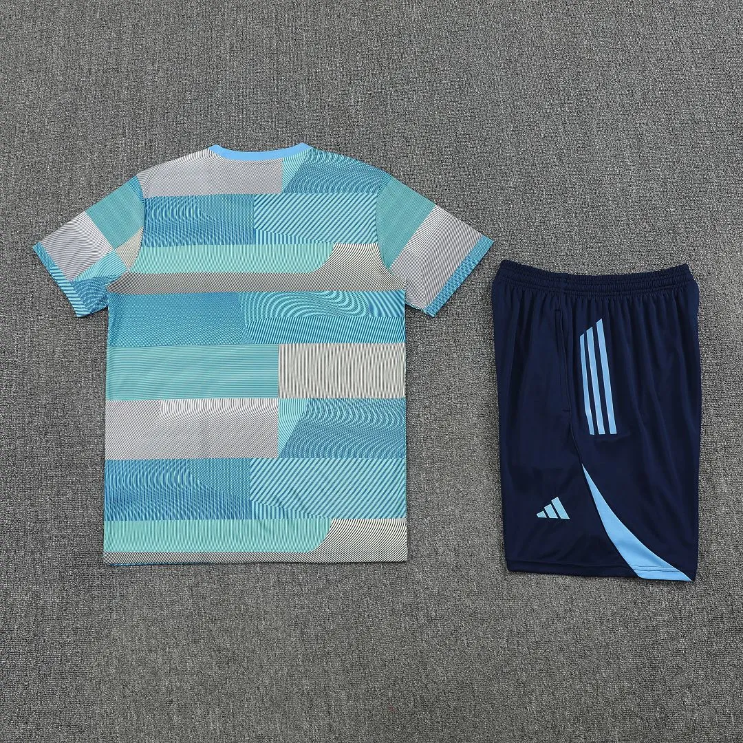 Real Madrid Training Jersey Kit Light Blue 2025/26 - Image 2