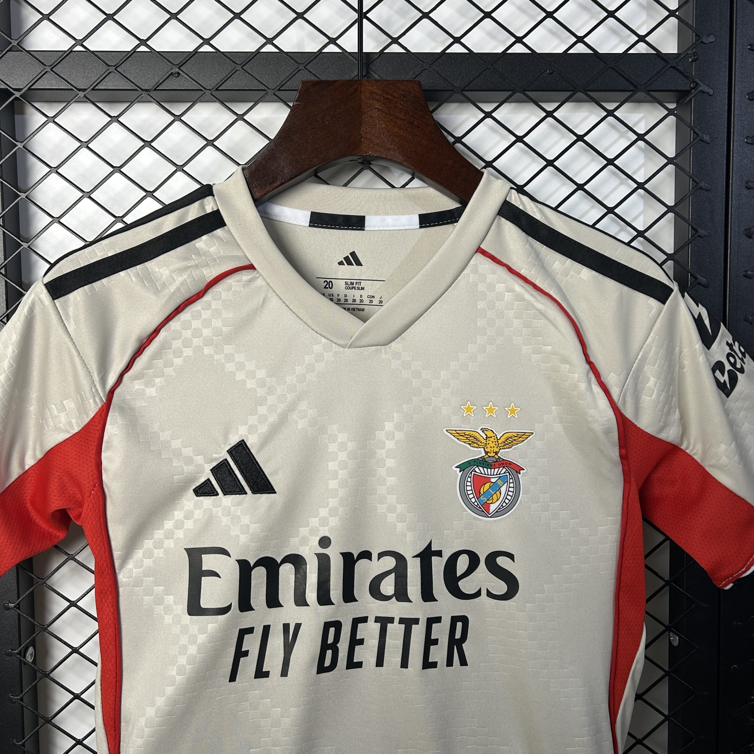 Benfica Soccer Jersey Away Kids Kit Jersey+Shorts 2025/26 - Image 4