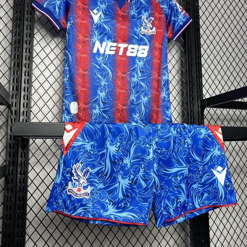 Crystal Palace Football Jersey Kids Kit Jersey+Shorts 2024/25 - Image 6