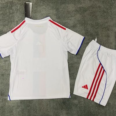 Alternative view of Olympique Lyonnais Football Jersey Home Kids Kit Jerseys+Shorts 2025/26