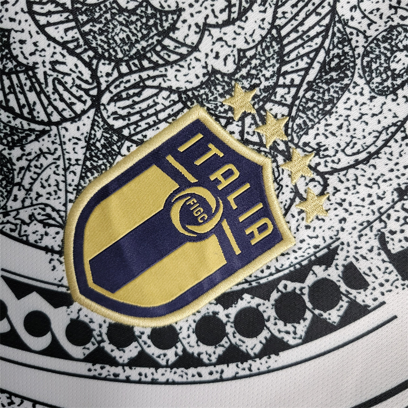 Italy Soccer Jersey White Special Edition Custom Shirt 2024 - Image 5