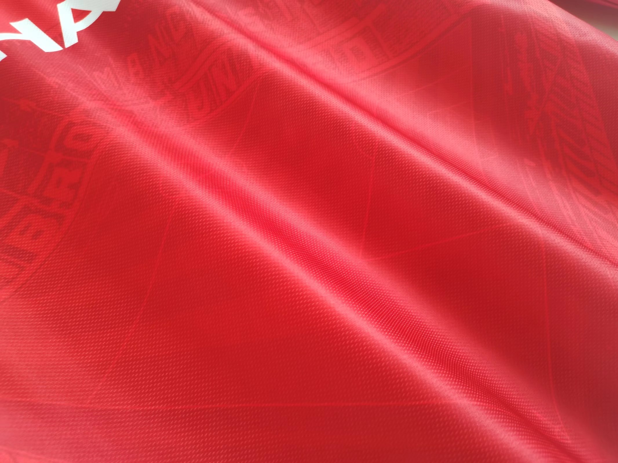 Manchester United Retro Home Long Sleeve Football Jersey Shirt 1994/96 - Image 5