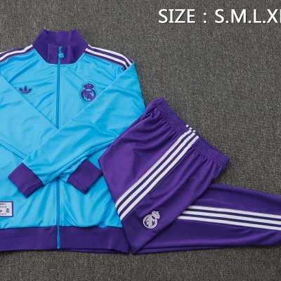 Alternative view of Real Madrid Training Kit (Jacket+Pants) Light Blue 2025/26