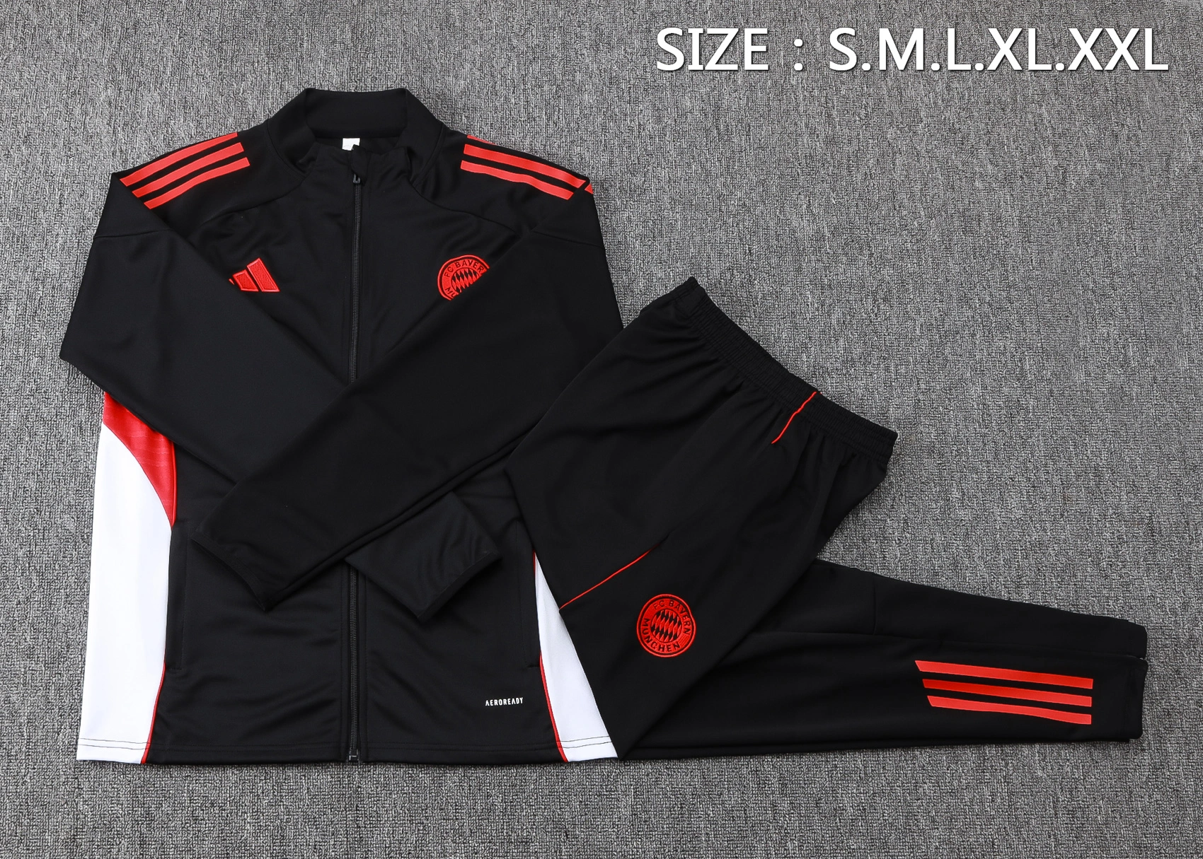 Arsenal Training Kit (Jacket+Pants) Black 2025/26 - Image 4