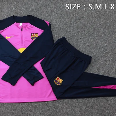 Alternative view of Barcelona Training Kit (Sweatshirt+Pants) Purple 2025/26