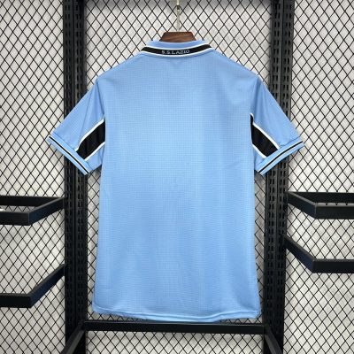 Alternative view of Lazio Retro Soccer Jersey Home Custom Shirt 1998-99
