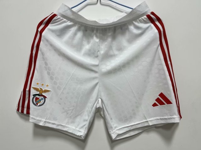 Benfica Soccer Jersey Home Shorts 2025/26