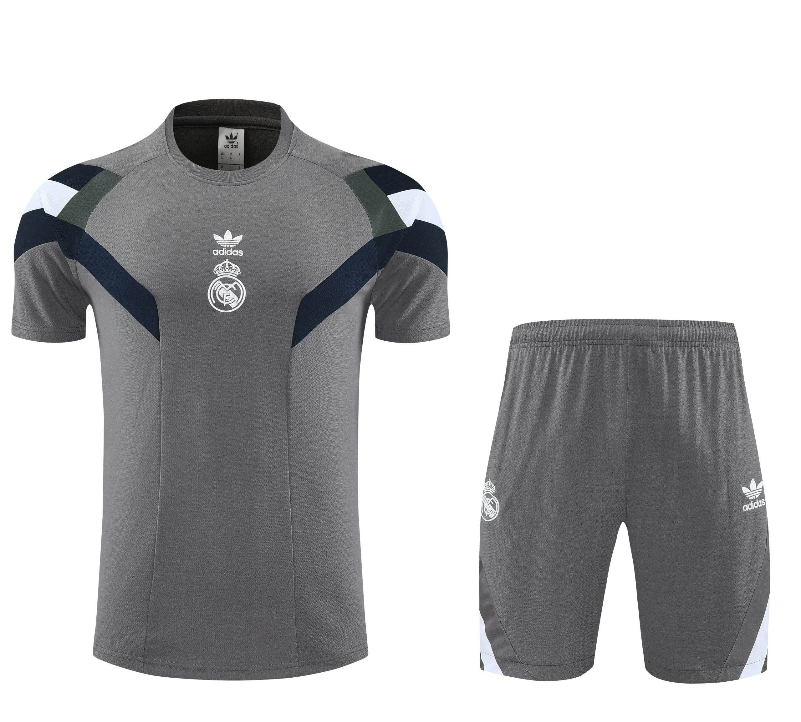 Real Madrid Training Jersey Kit Gray 2025/26
