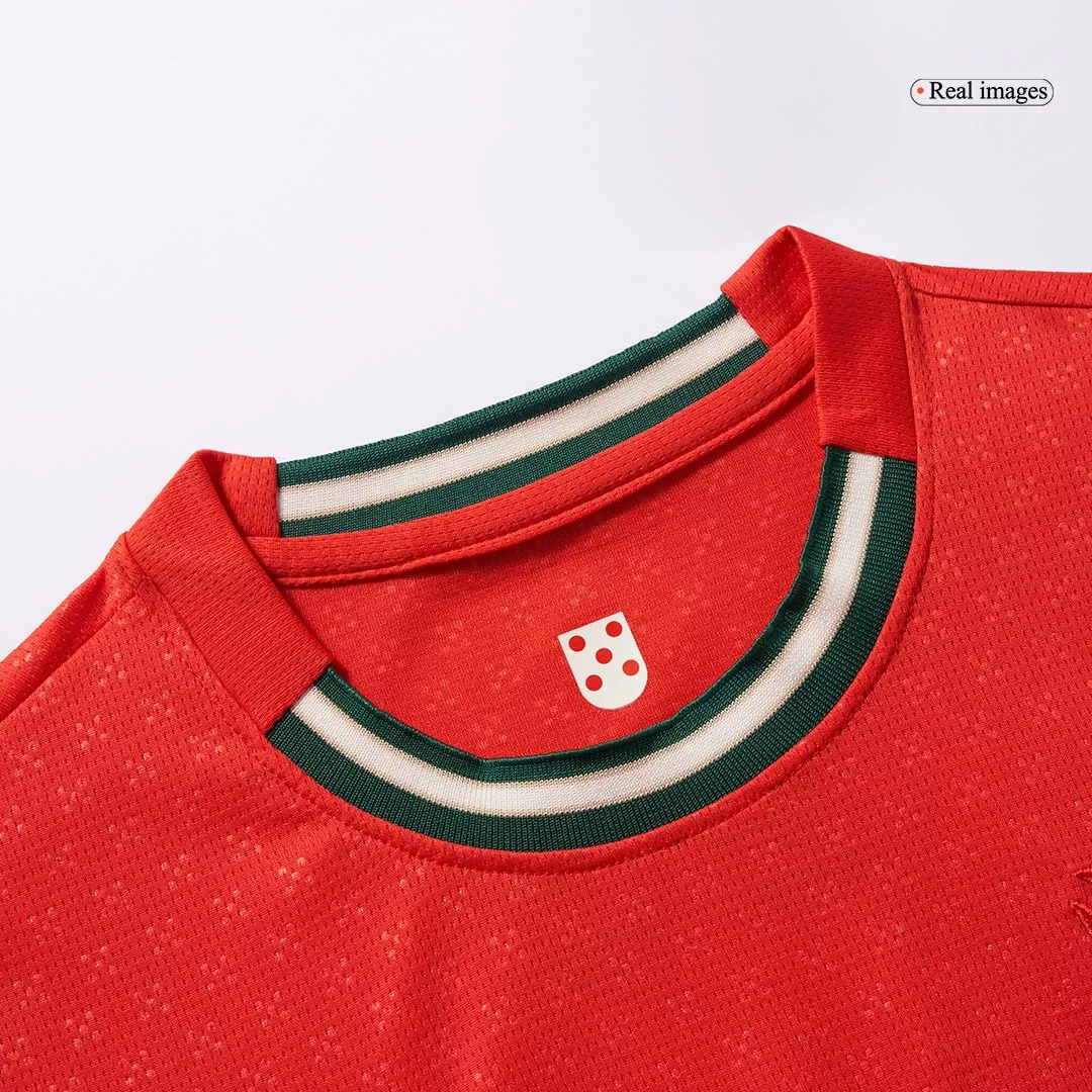 Portugal Home Football Uniform Kids Kit Jersey+Shorts 2025 - Image 5
