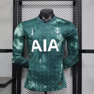 Tottenham Hotspur Football Jersey Third Away Long Sleeve Shirt 2024/25