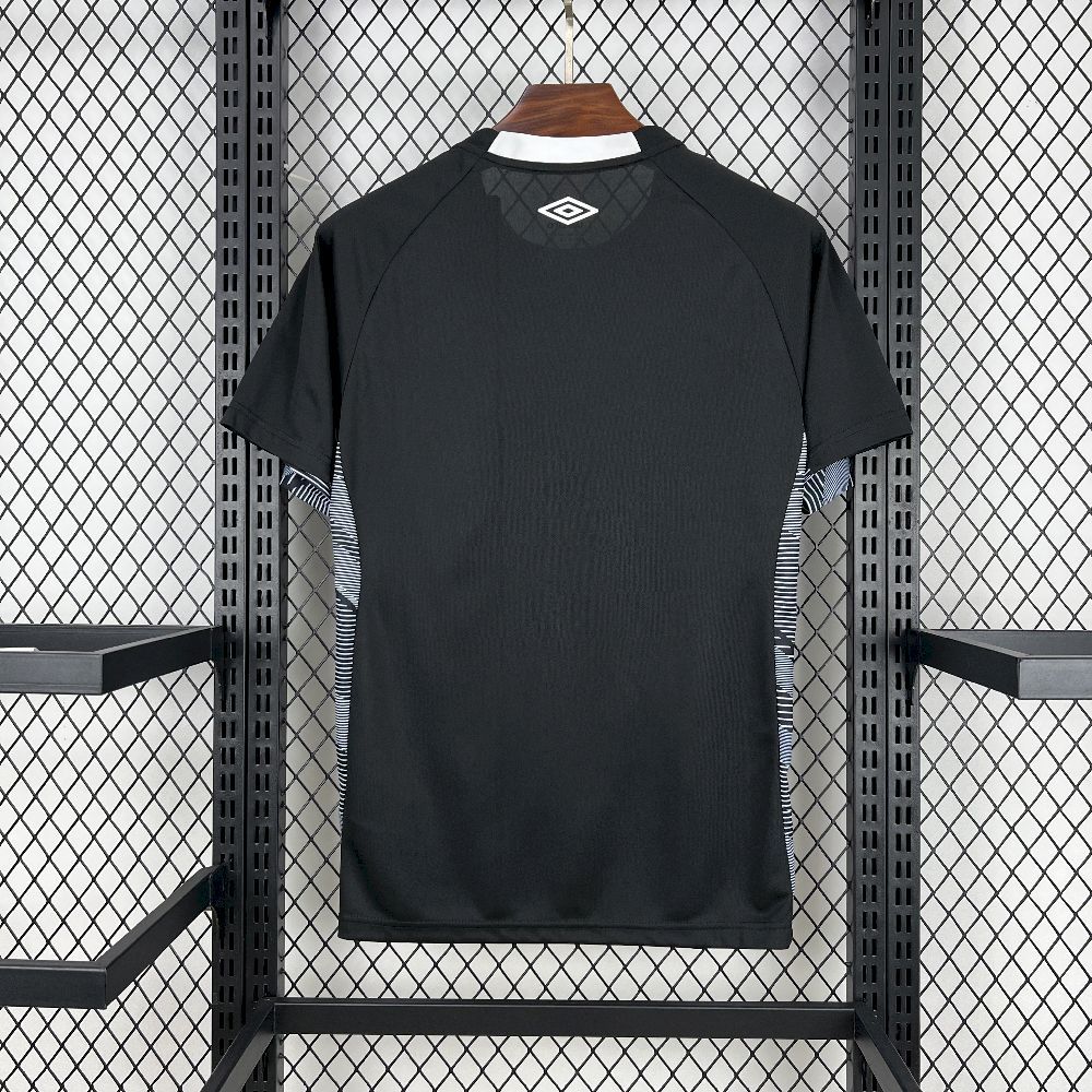 Santos FC Soccer Jersey Black Goalkeeper Custom Shirt 2025 - Image 2