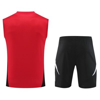 Alternative view of Manchester United Sleeveless Training Kit Red 2024/25