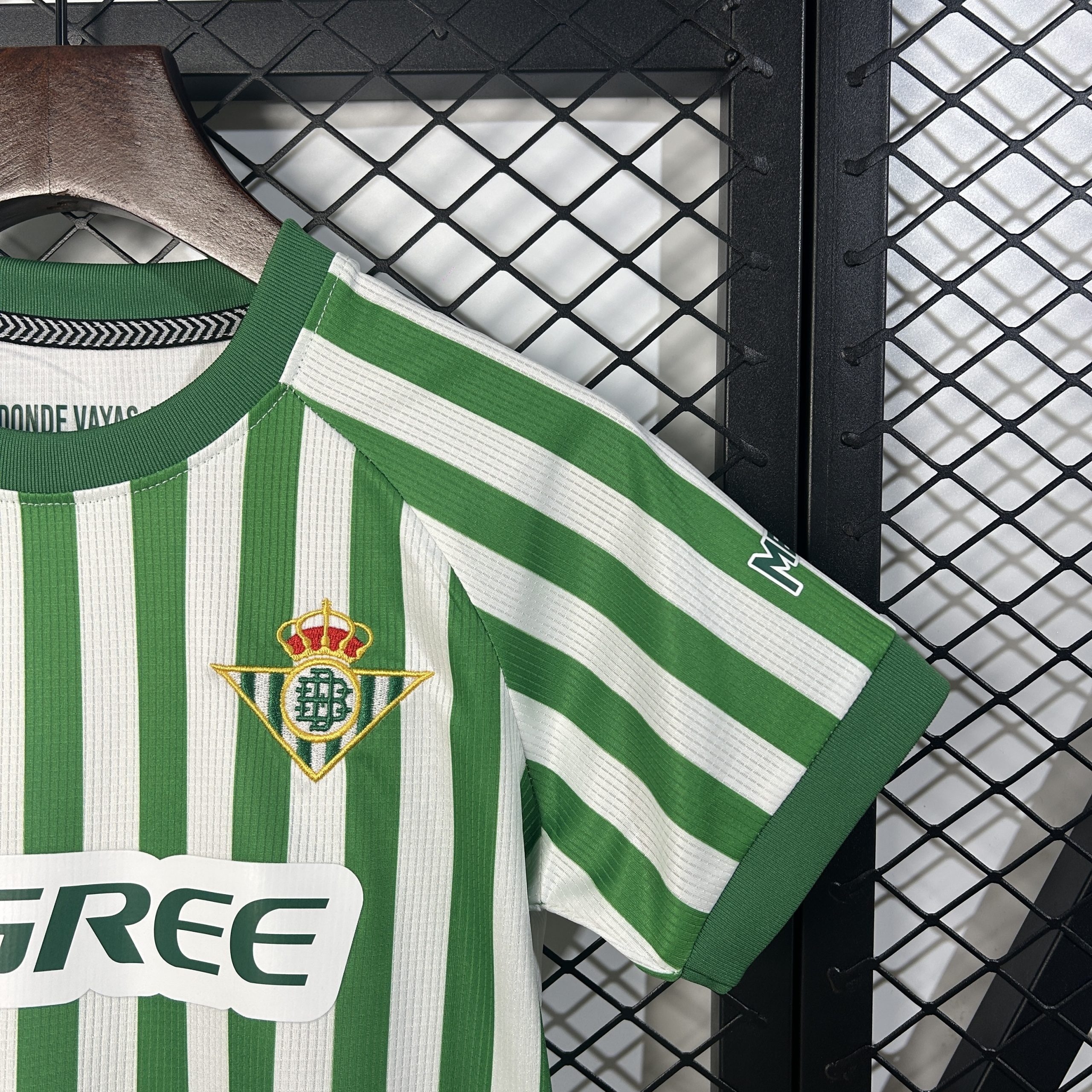 Real Betis the Conference League Final Kids Kit Jersey+Shorts 2024/25 - Image 5