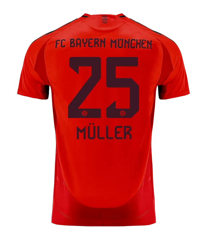 MÜLLER #25 Bayern Munich Home Jersey Player Version 2024/25 - Image 2