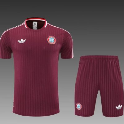 Bayern Munich Training Jersey Kit Red 2025/26