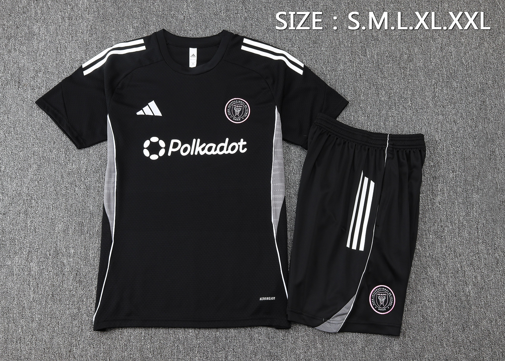 Inter Miami Training Jersey Kit Black 2025/26 - Image 4