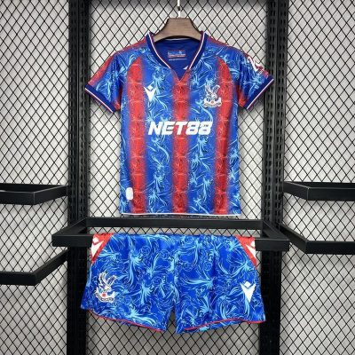 Crystal Palace Football Jersey Kids Kit Jersey+Shorts 2024/25