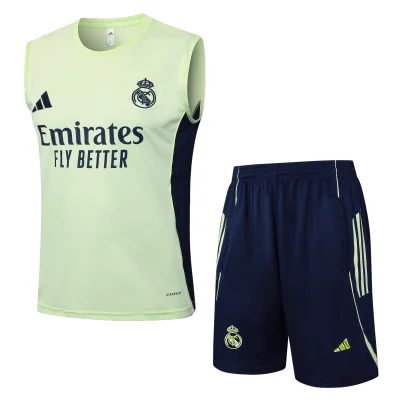 Real Madrid Sleeveless Training Kit Green 2025/26