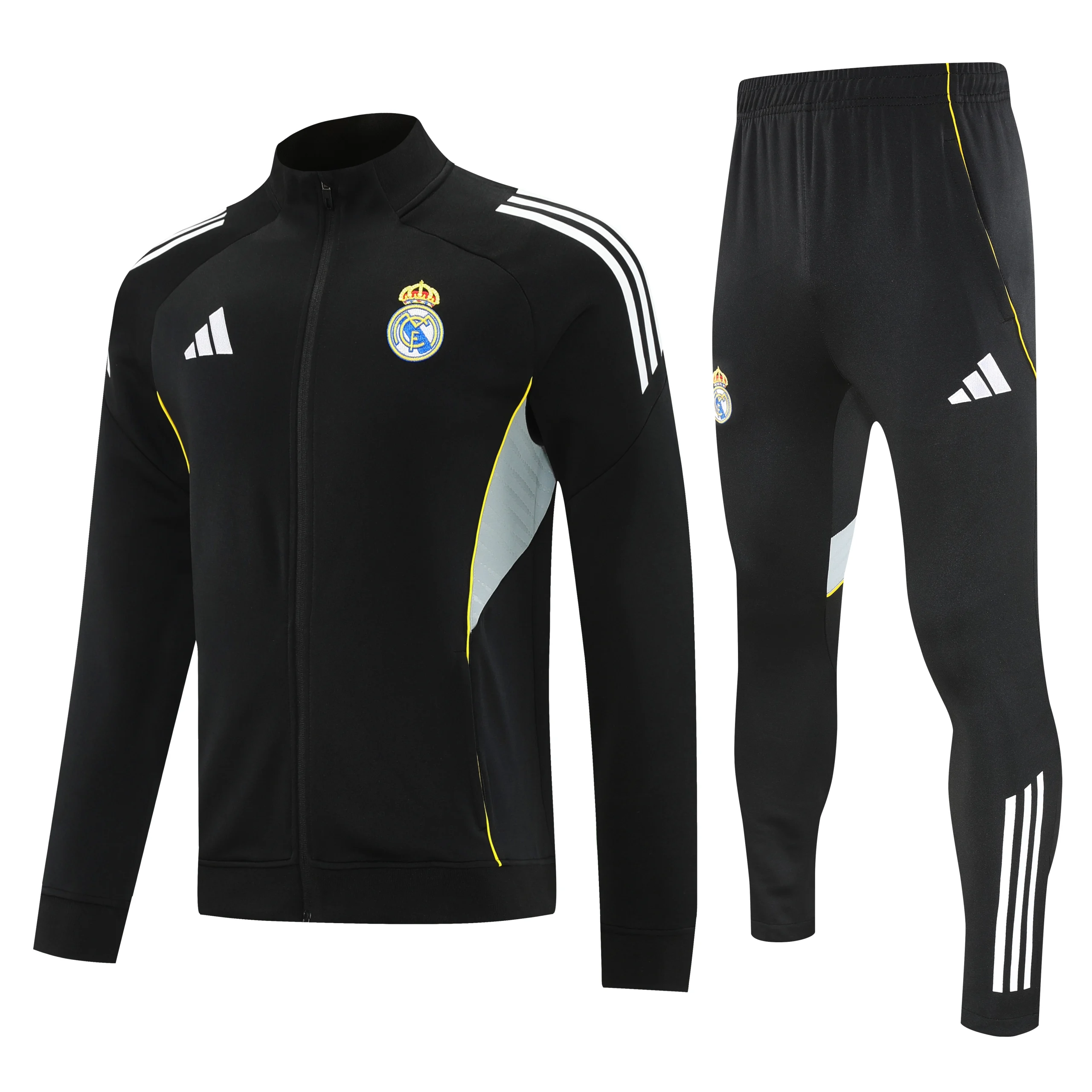 Real Madrid Training Kit (Jacket+Pants) Black 2025/26