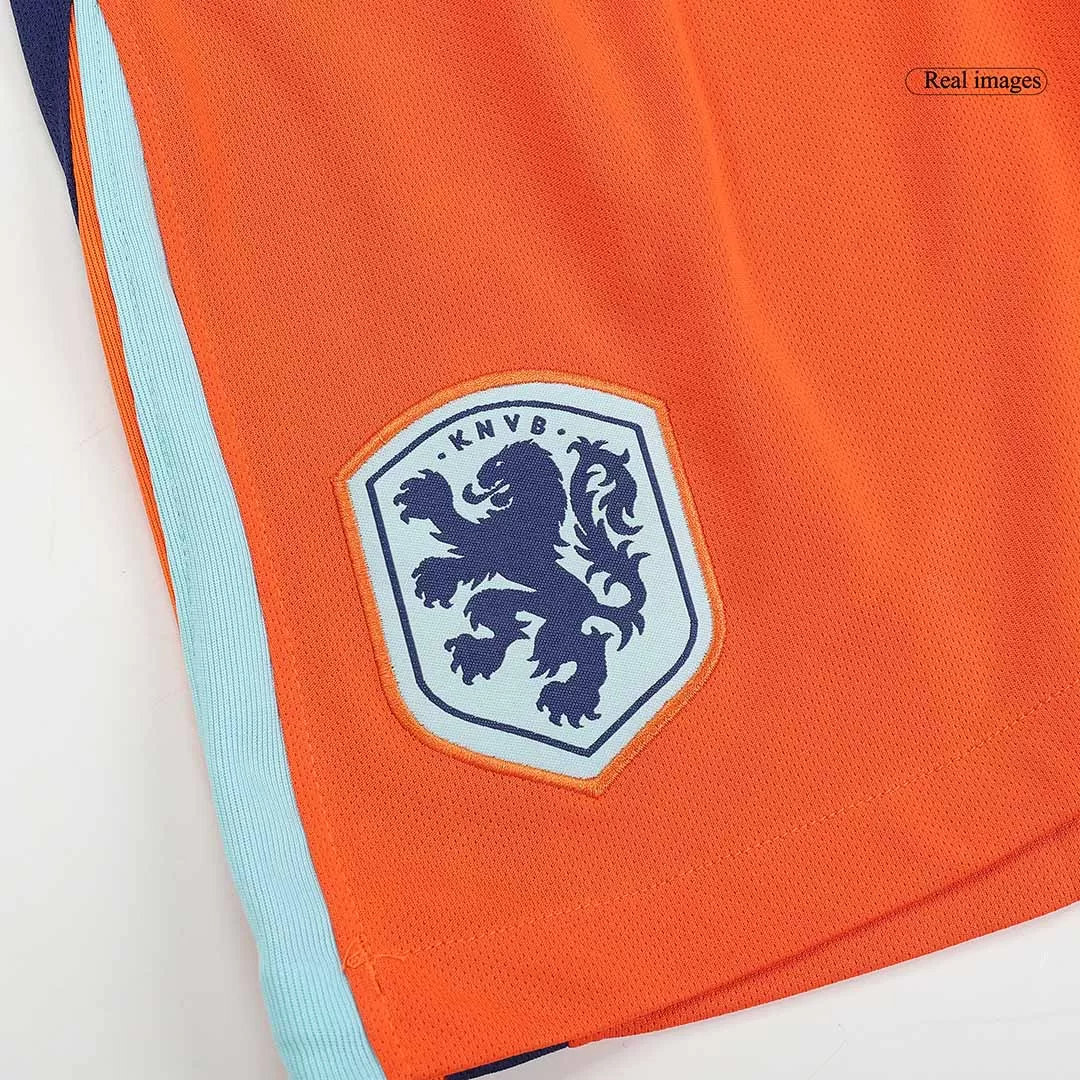 Netherlands Soccer Jersey Home Custom Shorts EURO 2024 - Image 2