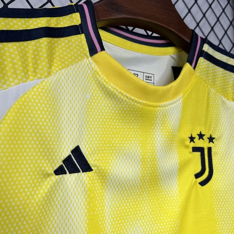Juventus Soccer Jersey Away Kids Kit Jersey+Shorts 2024/25 - Image 3