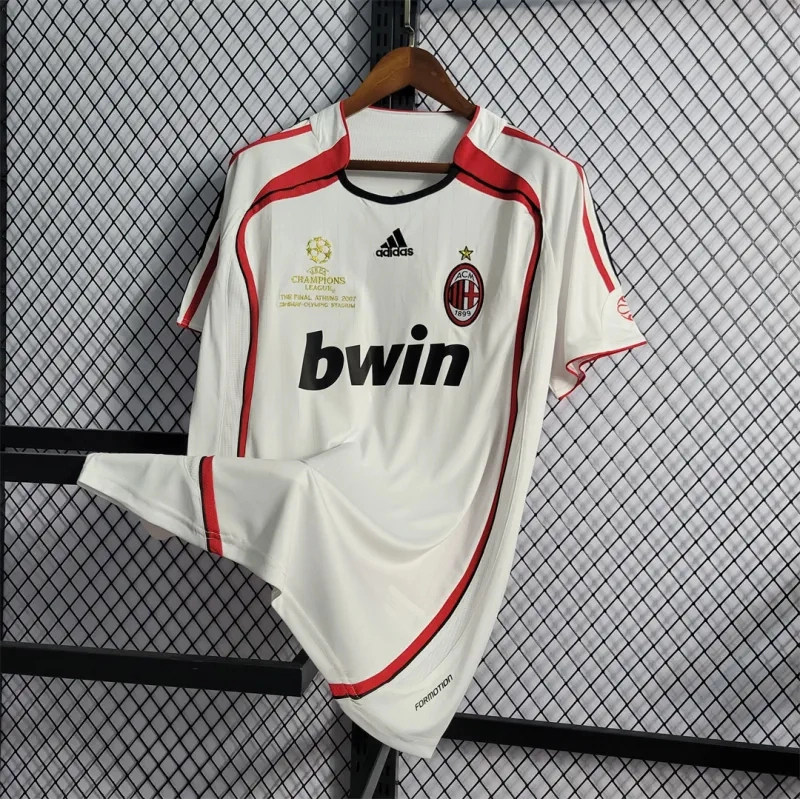 Kaká #22 AC Milan Retro Soccer Jersey Away UCL Final Custom Shirt 2006/07 - Image 4
