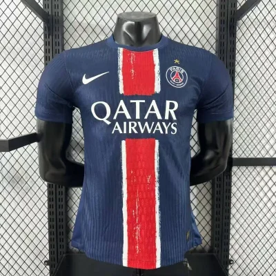 Alternative view of Soccer Jersey PSG Home x Champions of Europe 2025 Shirt - Player Version (With Star)